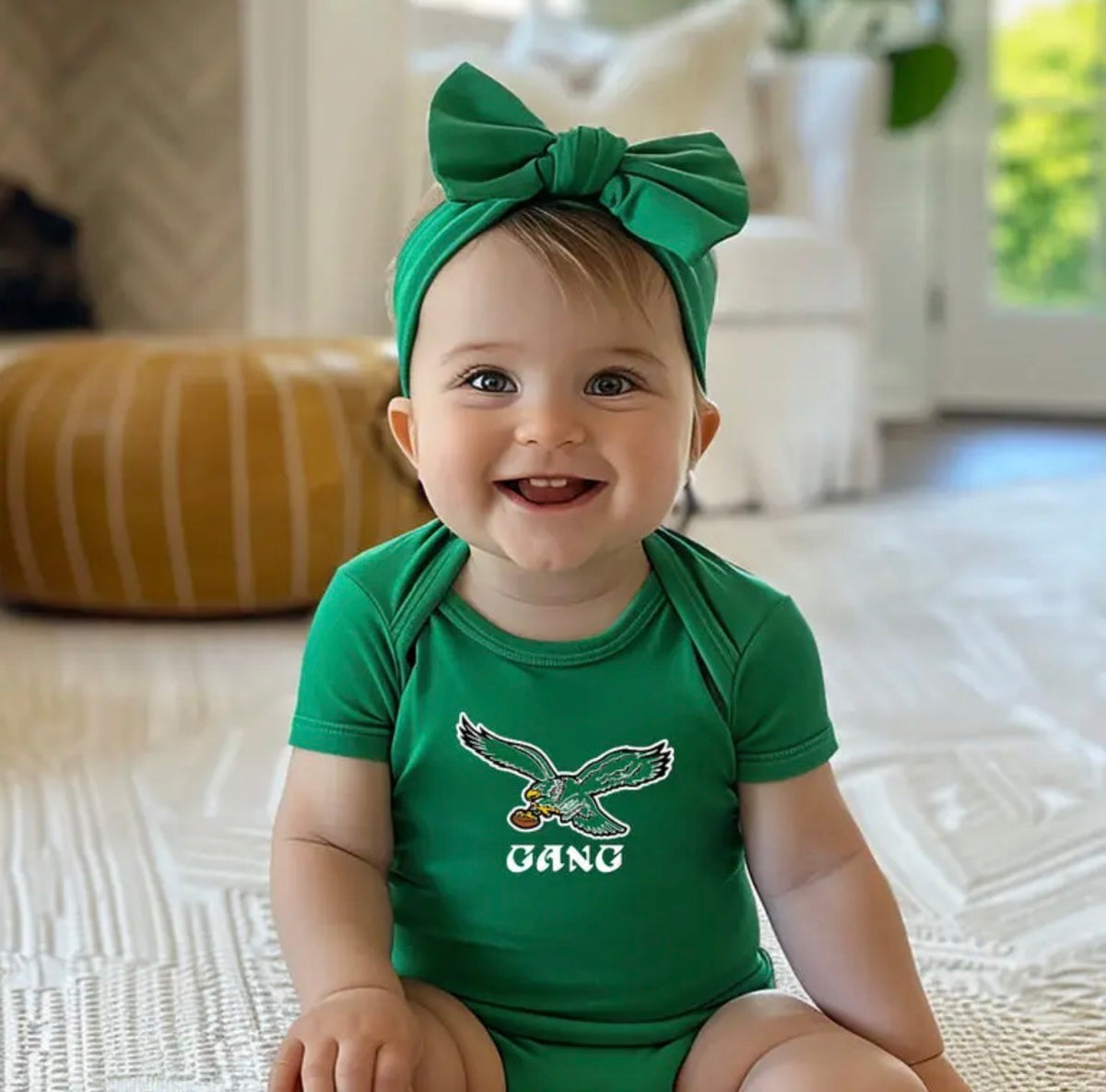 Baby tush push onesie