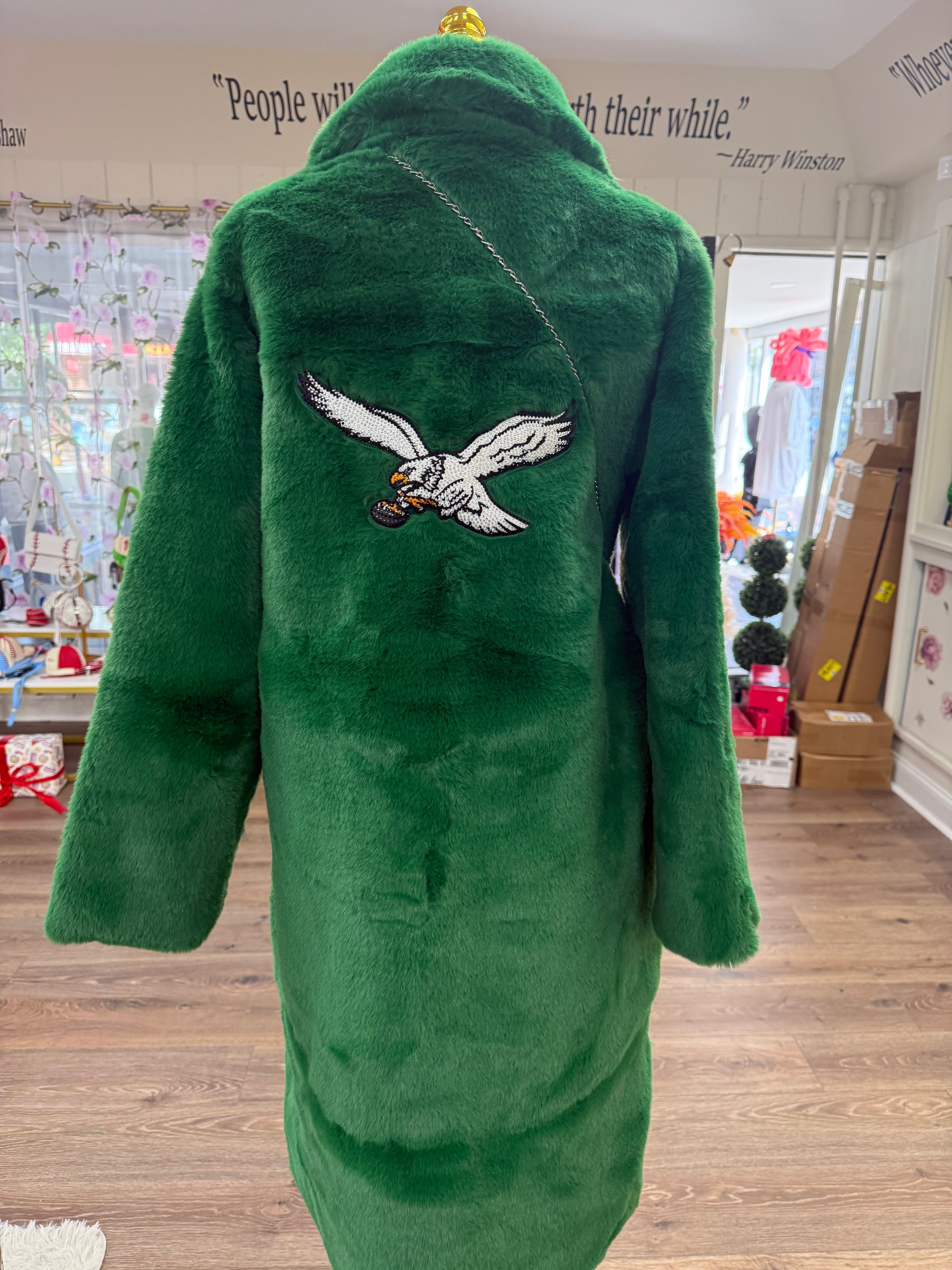 Eagles fur coat